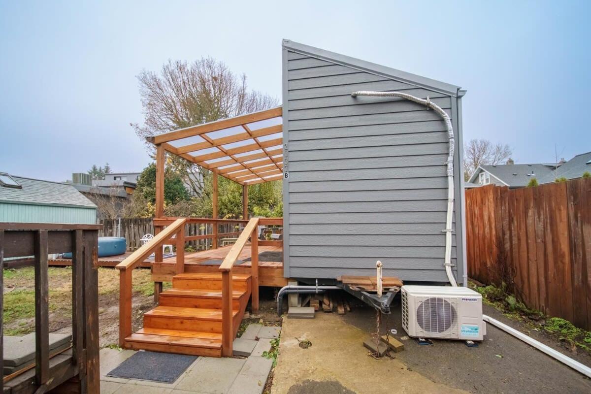 #Stayinmydistrict Overlook Backyard Tiny Suite Portland Bagian luar foto